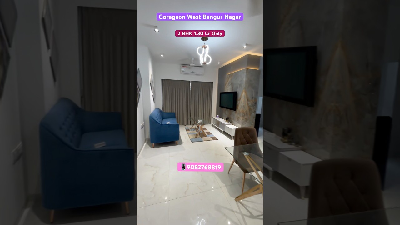 2 BHK 1.30 Cr Only Goregaon West Bangur Nagar | Nearing Possession Project 