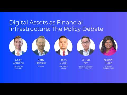 Digital Assets as Financial Infrastructure: The Policy Debate | HederaCon 2026