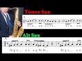 A different corner tenor saxophone alto sax solo backingtrack sheets noten sax coach stefan lamml