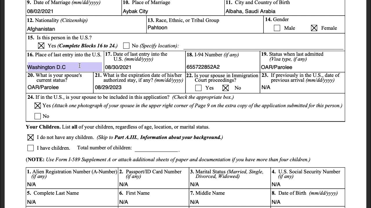 USA Asylum Form I 589 Filling Step By Step usa-asylum-form-i-589-filling-step-by-step