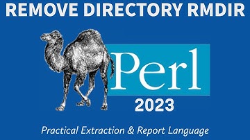 Perl Windows Programming - RMDIR Remove Directory 2023