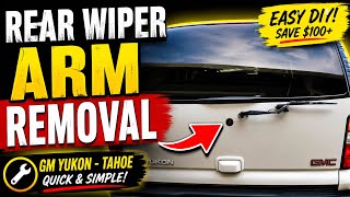 How to Video: How to replace rear wiper arm 00-06 GMC Yukon/Tahoe/Suburban - DIY Wiper Arm Grommet For A 2003 Gmc Yukon