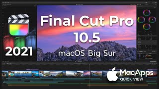 Final Cut Pro 10.5 | 2021 Interface & Workspace Quick View screenshot 1