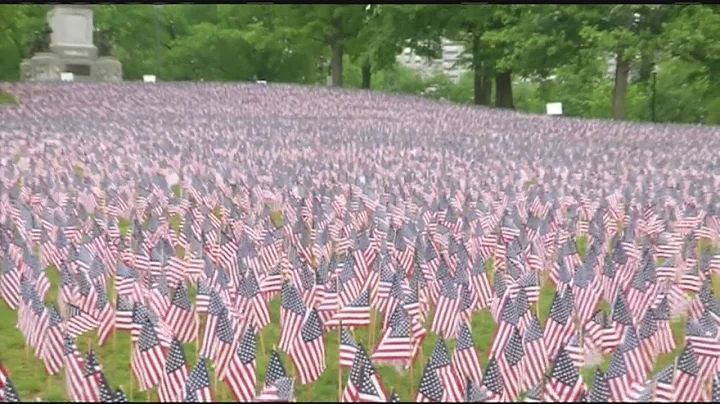 37,000 flags on Boston Common honor fallen heroes