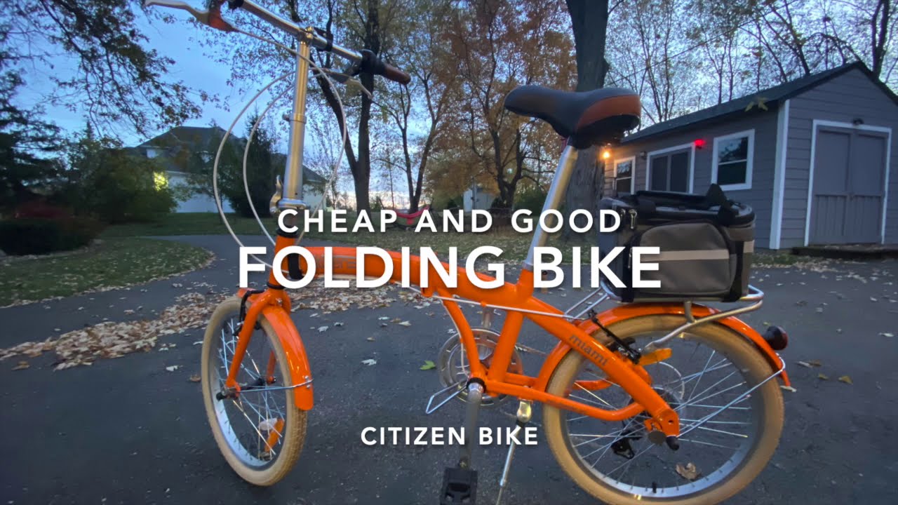 Folding Bike 2020, Citizen Miami Bike Unboxing - YouTube