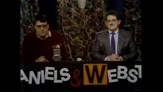 DANIELS AND WEBSTER TALKBACK ONE/OFF TV SHOW 1989 SCRANTON ROCK 107 ON WOLF TV 56
