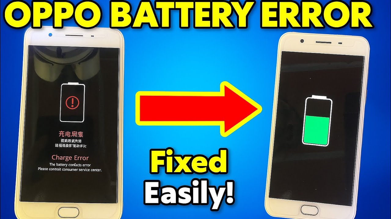 🔧 Oppo Battery Error Fixed | Contact Service Centre Problem Solved | Mobile Repairing Tutorial