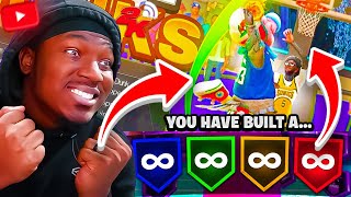 THIS 6'10 BUILD GETS EVERY BADGE AND A RARE BUILD NAME😂🤣🔥