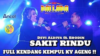 SAKIT RINDU - DEVI ALDIVA & BRODIN NEW PALLAPA LIVE PANTAI FESTIVAL ANCOL JAKARTA - FULL KEMPUL