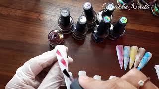 Reseña  tintas de alcohol  Mussa + Tag  Nails Art