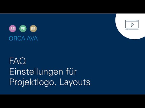 ORCA AVA | FAQ - Einstellungen für Projektlogo