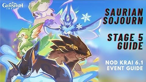 Saurian Sojourn Event - Stage 5: Charging Through Immovable Rocks Guide | Genshin Impact 6.1 |