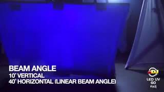 ADJ LED UV GO Battery Powered UV Bar