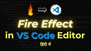 🔥 How to Add Fire Flame Effect in VS Code [2025] | Cool Customization for Visual Studio Code