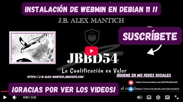 instalación de webmin en debian 11
