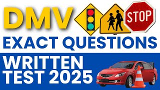 Ultimate DMV Written Test 2025 – Updated Exact Questions!