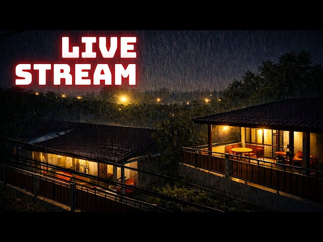 Rain  Sound For Sleeping Rooftop ASMR INSOMNIA