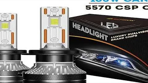 K5C H7 LED 60000LM Headlights Canbus H1 H4 H11 9012 HIR2 H8 H9 H13 9007 9005 9006 HB3 HB4 H27 881