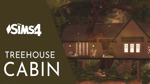 Cottage Witch Treehouse 🪴🌲🪄 | No cc | The Sims 4 | Stop Motion