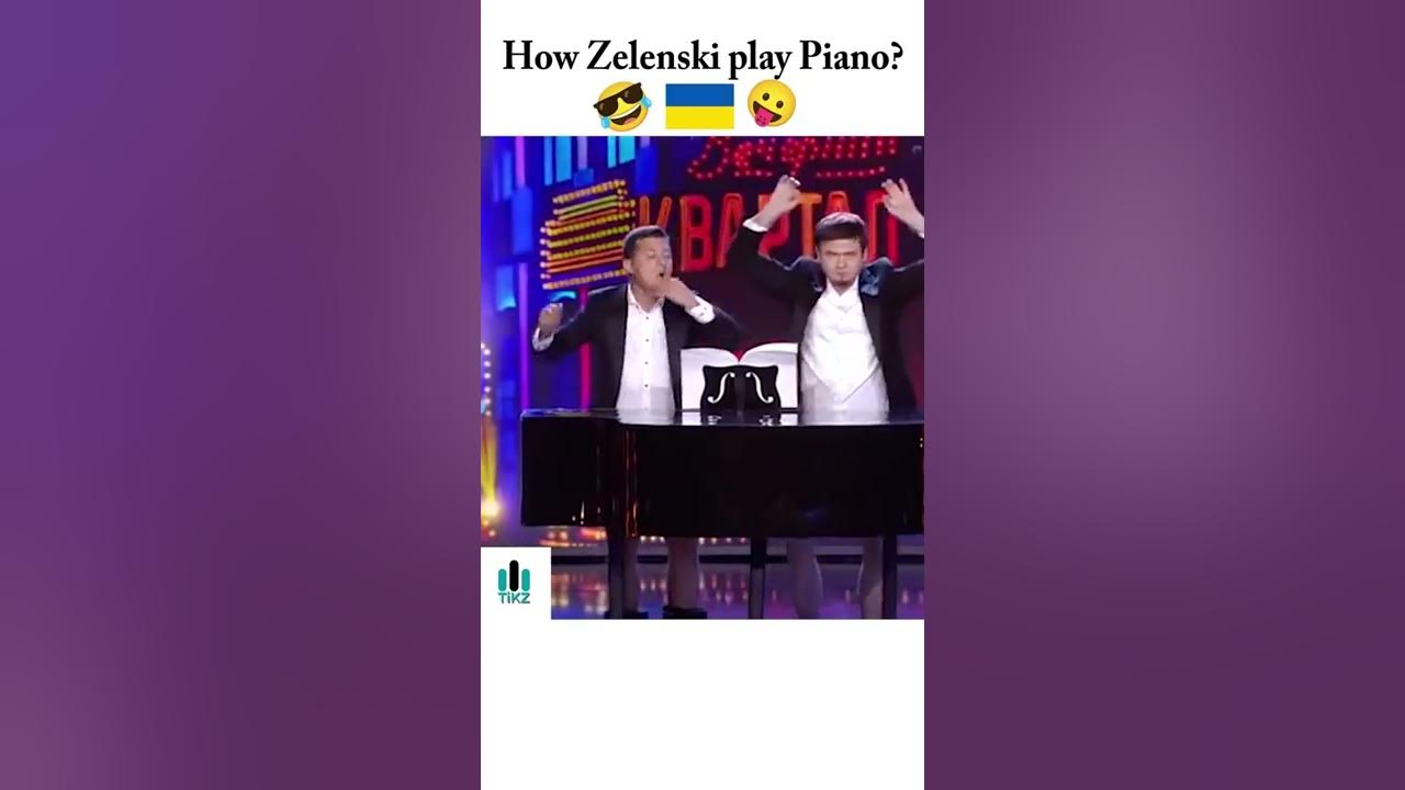 Putin vs. Zelensky - playing piano