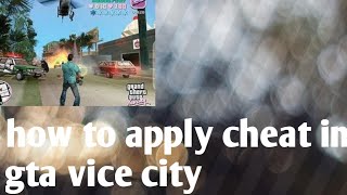 How to apply cheats in GTA Vice City E for Android screenshot 5
