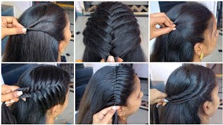 Simple Daily Using 6 Different Types Hairstyles_ Amazing Unique Hairstyle_Easy Hairstyle #hairstyles