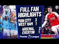 Man city are champions arsenal will be back man city 31 west ham arsenal 21 everton highlights