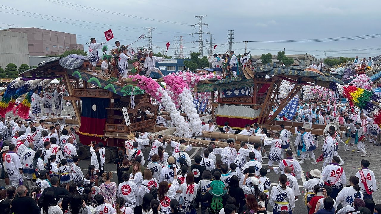 苅田山笠 2024 大祭後編 突き当て
