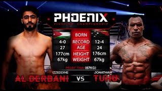 Izzeddine Al Derbani vs Jonathan Tuhu Full Fight (Muay Thai) - Phoenix 1