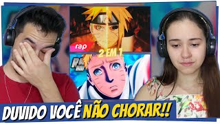 React Rap do Minato e Naruto | 7 Minutoz | React Adeus Kurama | AniRap | React 2em1 | Naruto