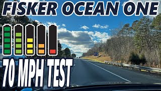 Fisker Ocean One - 70 mph Highway Test 100-4%