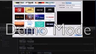 ScreenCast Tutorial #1: Creating a new video project in iMovie