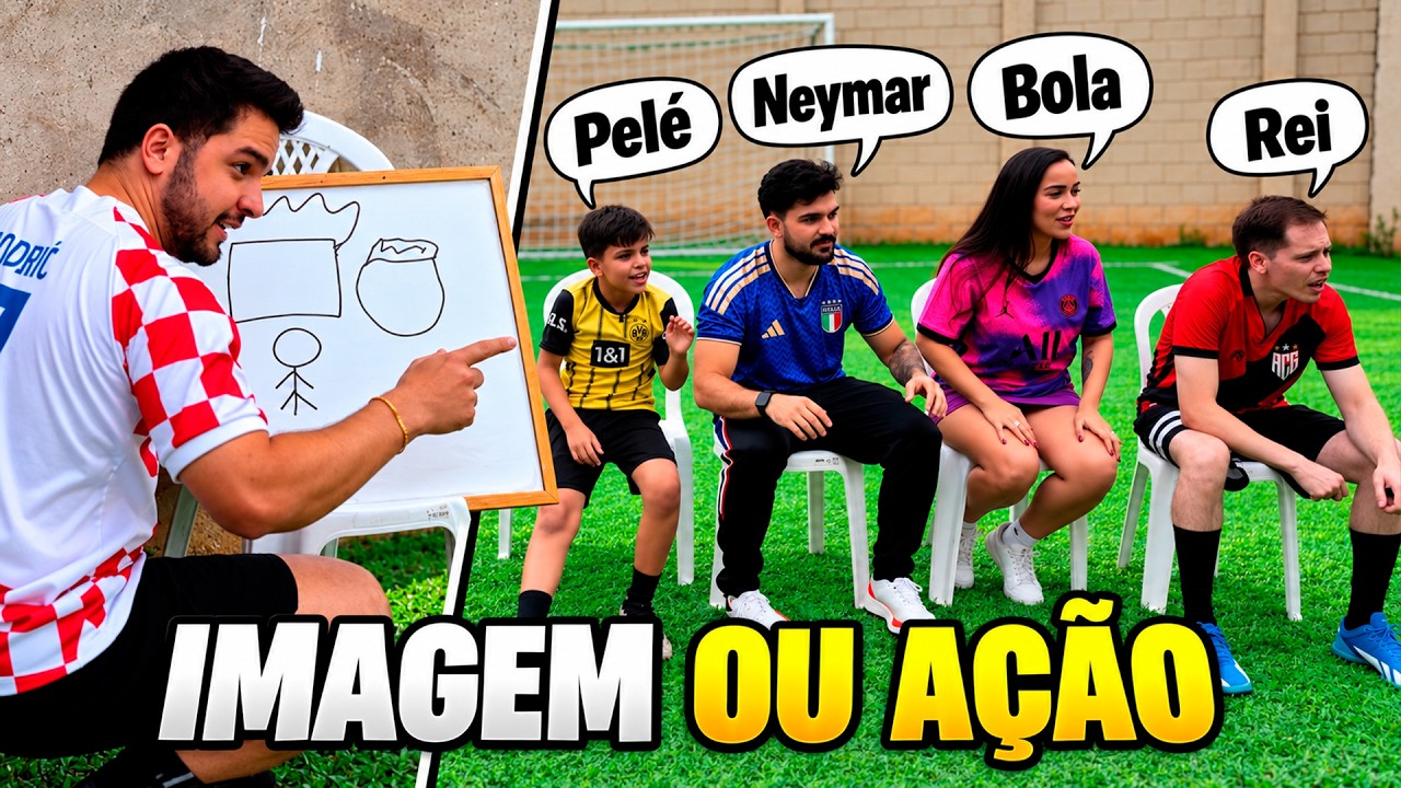 QUEM ENTENDE MAIS DE FUTEBOL? DESAFIO IMAGEM OU AÇÃO