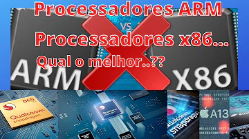 Qual a diferença entre o x86 e x64?