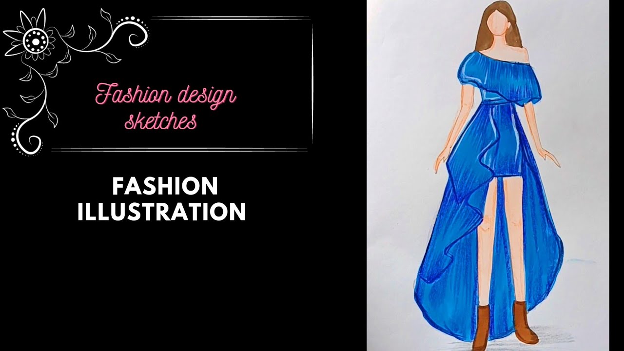 fashion design illustration for beginners, #dress design drawing easy, #new  fashion d… | Dress design sketches, Illustration fashion design, Fashion  drawing dresses