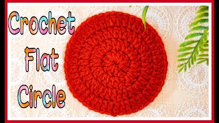 كروشيه دائرة مسطحة 💞|| Crochet 🧶 Flat Circle