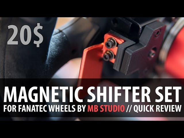 MB Studio Magnetic Shifter Set for Fanatec Wheels - Quick Review class=