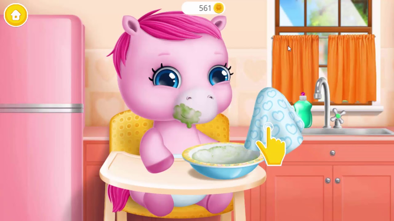 Pony Sisters Baby Horse Care Kids Game Babysitter Daycare Halloween