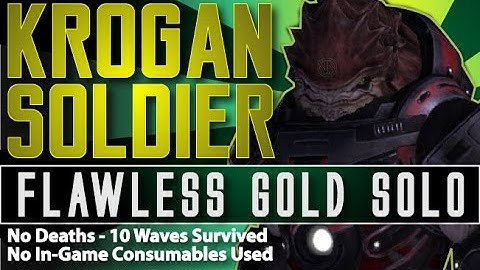 What No One Told You About The Krogan Soldier Mass Effect 3 Multiplayer