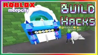 Meep City How To Build A Jukebox Boombox Playlist Update Roblox Youtube - building hacks in roblox meep city