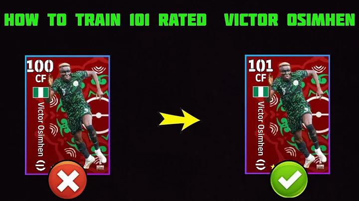 How to train victor Osimhen 101 rated in efootball 2026