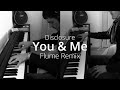Disclosure You Me Flume Remix Piano Cover 3 Hands 