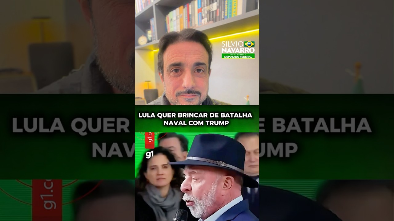 Lula quer brincar de batalha naval com Trump