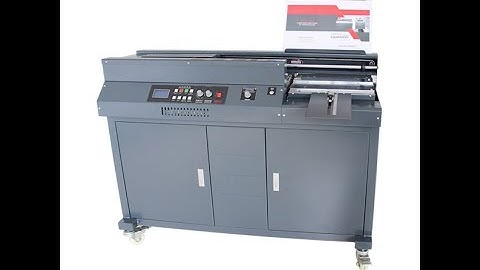 Hardcover Book Glue Perfect Binding Machine 50R A4 Size Book Thermal Binding Machine