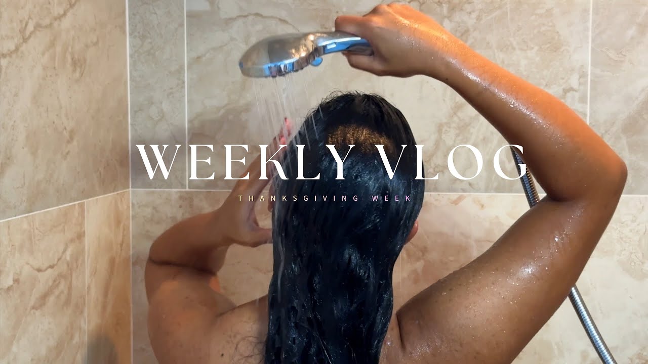 curly hair wash day + brightline train ride with my dog| weekly vlog