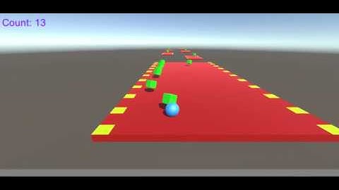CSP AP Create Task - Roll a Ball with a  jump function to collect squares from platform to platform