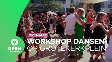 Salsa en bachata zorgt voor zomerse sferen op Grotekerkplein | OPEN & UIT