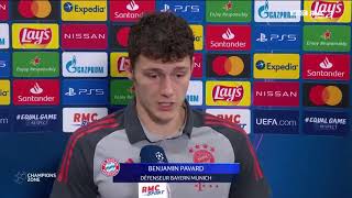 Benjamin Pavard Interview After Psg Vs. Bayern