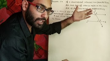 Class-9th, Chapter-6 (Lines and Angles) Theorem 6.4 Maths NCERT CBSE