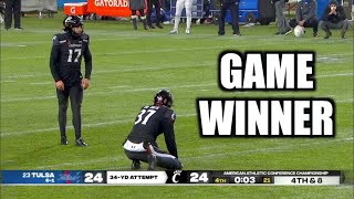 GAME WINNING Field Goal to WIN the AAC Championship! 🔥🔥🔥 ᴴᴰ